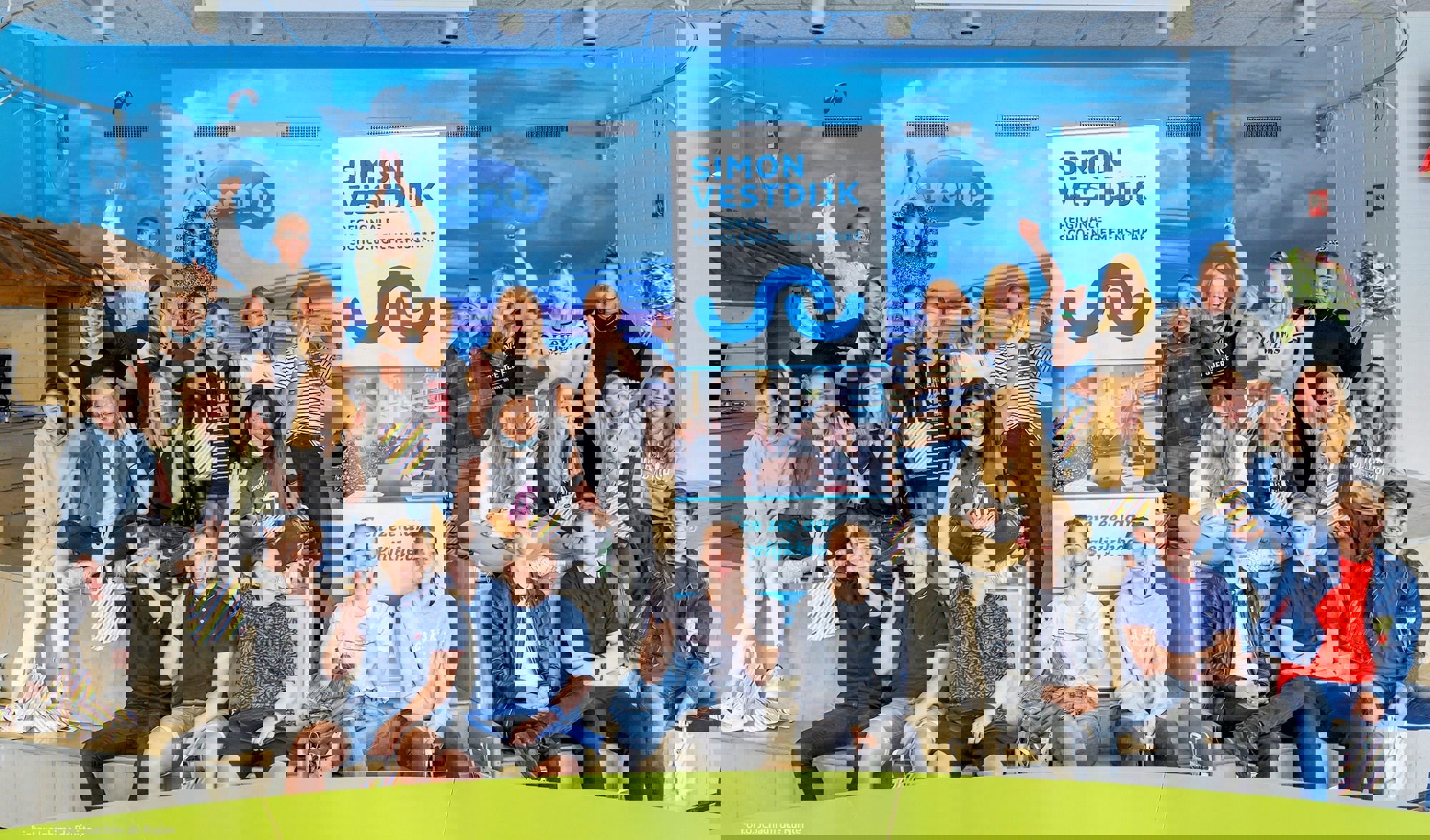 Foto van de winnende Smokefree Challenge klas RSG Simon Vestdijk