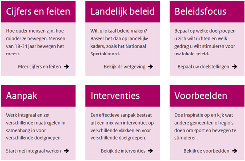 Aan de slag met sport en bewegen