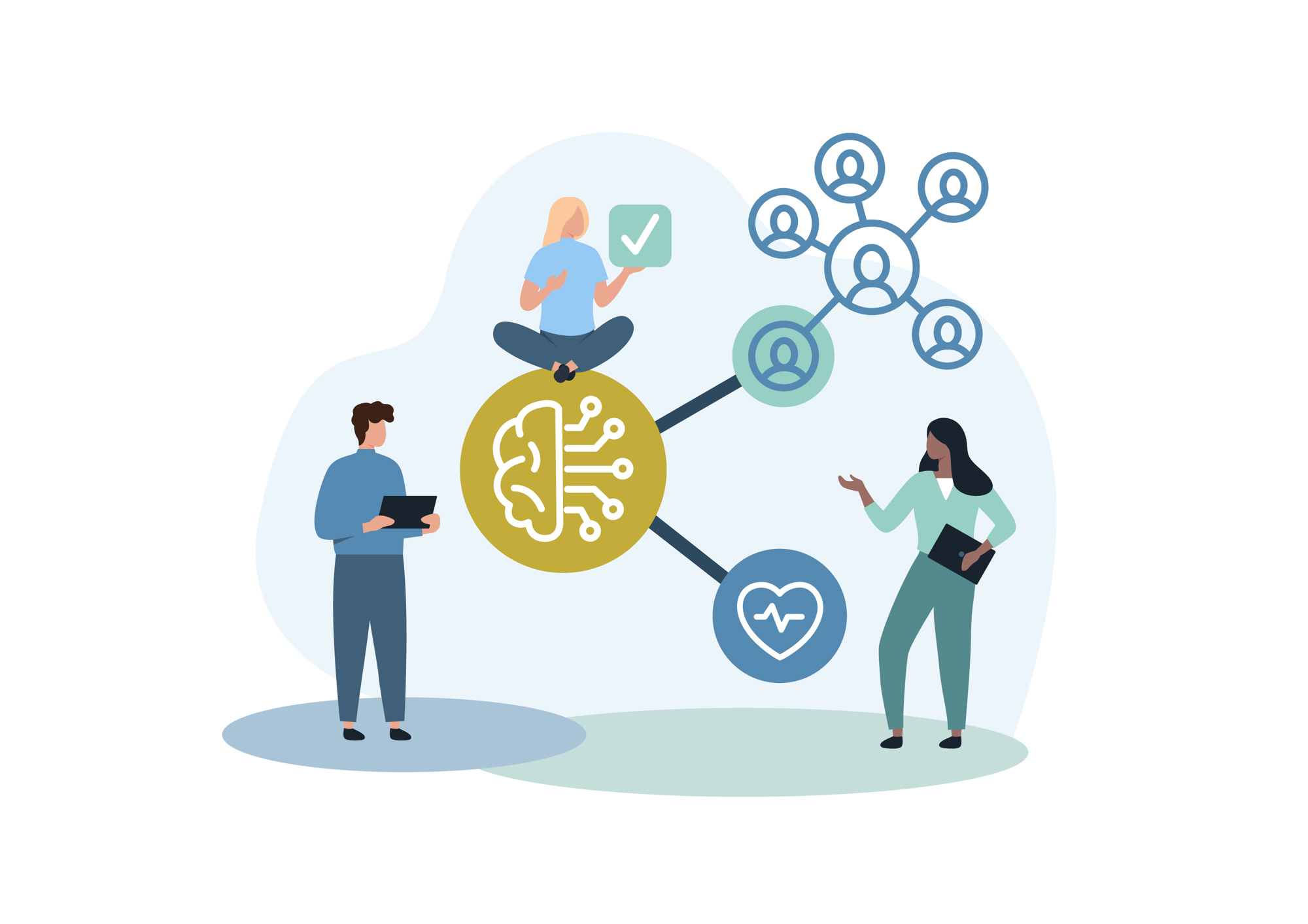 Icoon van Weten-Delen-Doen