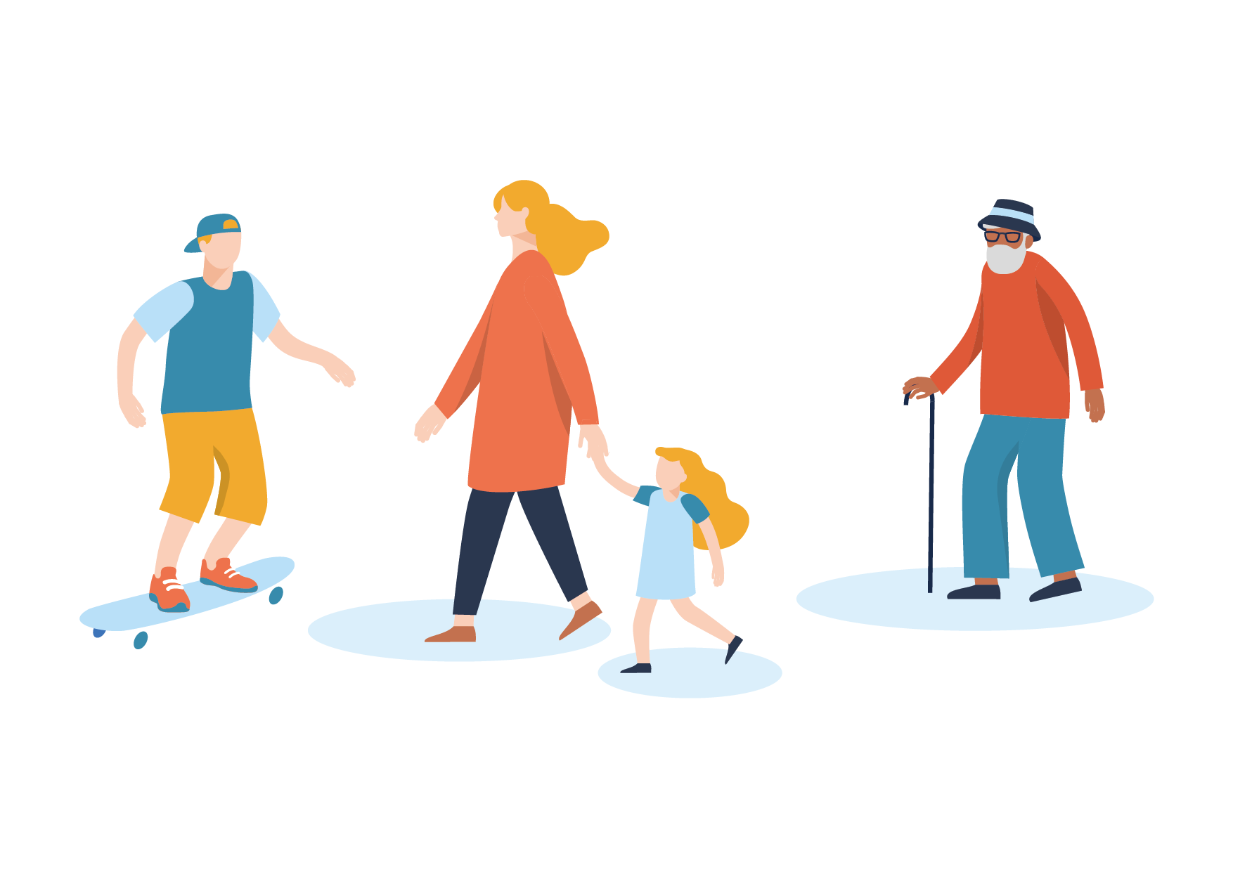 Icoon van de verschillende levensfasen 